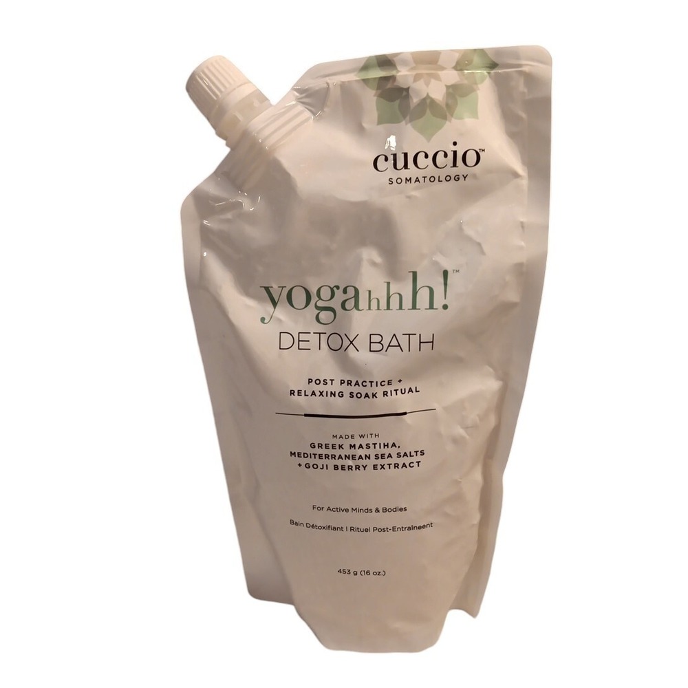 Cuccio Somatology Yogahhh!  For Active Minds Bodies Relaxing Detox Soak 16oz NEW